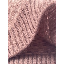 Winter Women's Sweater Elegant Coat Jacket Soft Multi-Color Jacquard Chunky Crochet Edge Beautiful Fashion Comfortable Casual Vintage Commuter Slim Fit Cardigan Gift ZLLZ