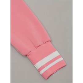 Women's Large Size Sports Zipper Hoodie Casual Long Sleeve with Pockets Ultra Jacket